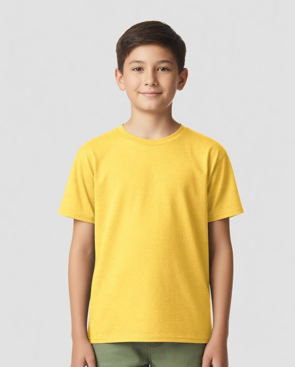 Gildan Modern Classic Fit CVC Crewneck Short Sleeve T-Shirt for Screen Printing